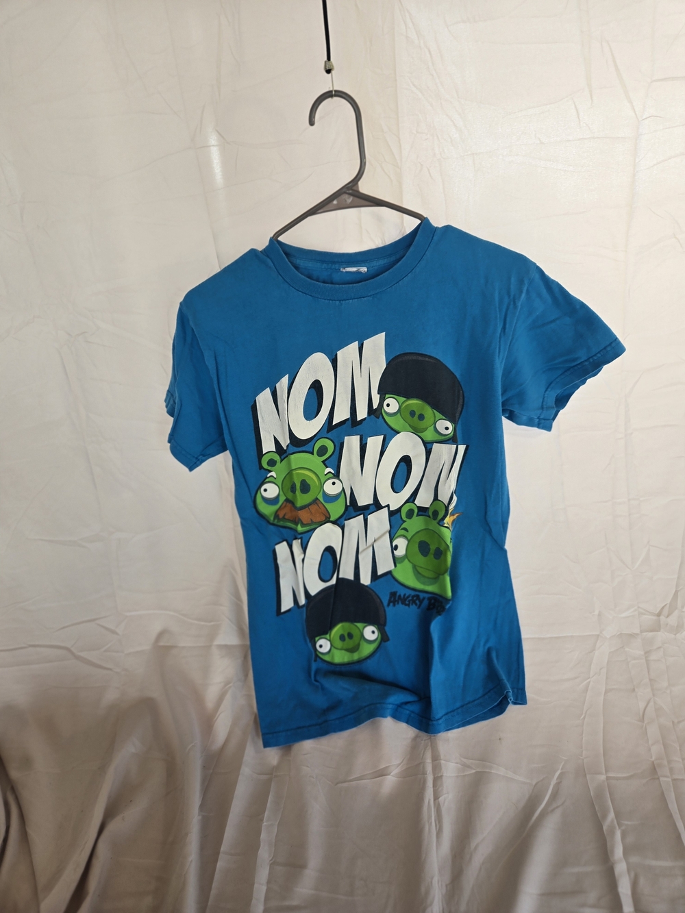 Kids' Blue 'Nom Nom' Graphic Tee